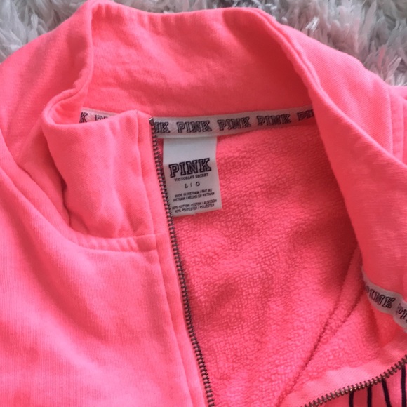 PINK VS large hot pink hoodie - Picture 2 of 3